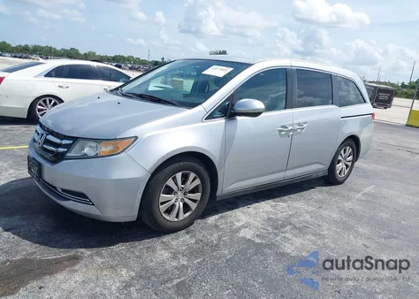 2015 Honda Odyssey Ex из США, поврежденный, VIN 5FNRL5H47FB030190